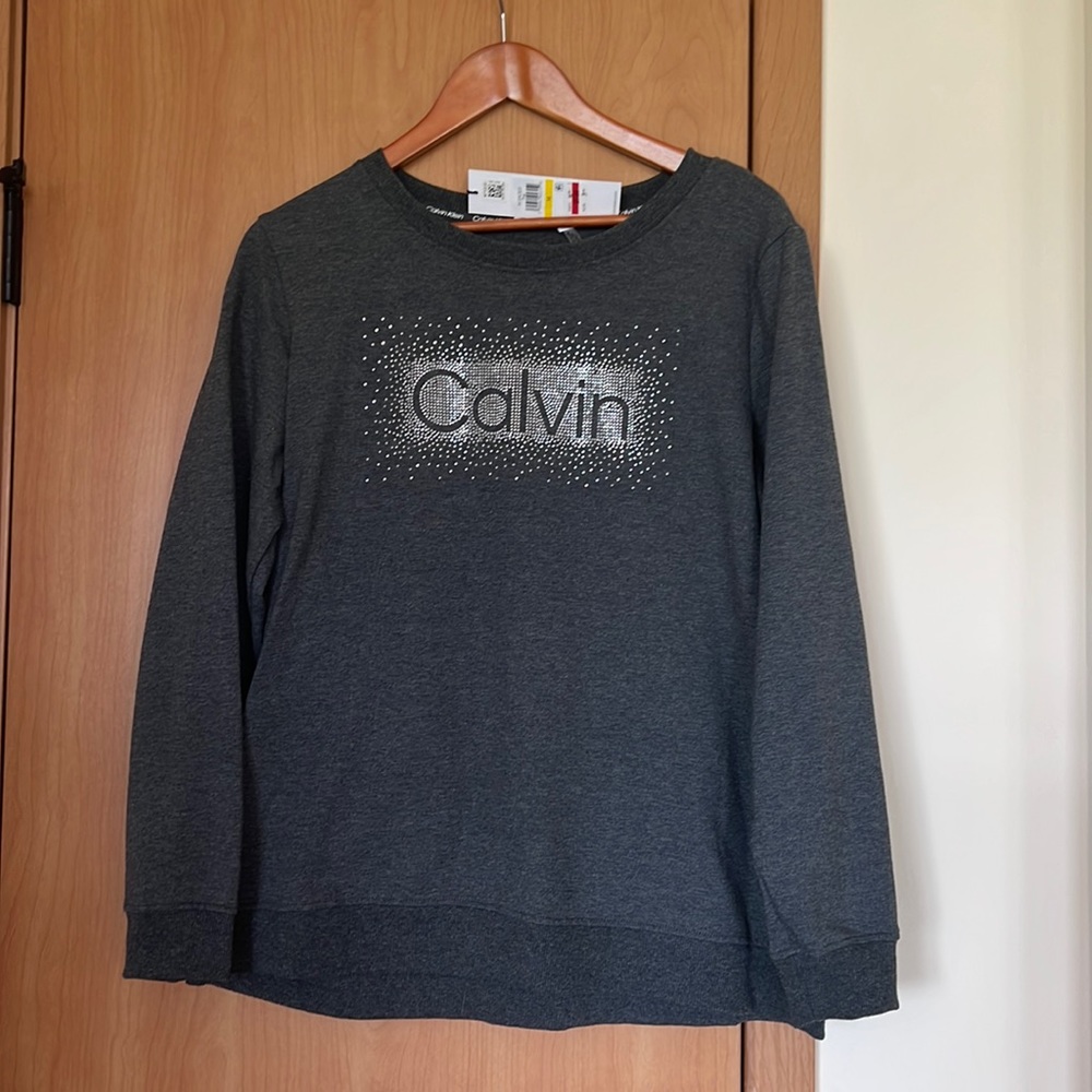 *Never work* Calvin by Calvin Klein sparkly long sleeved tee